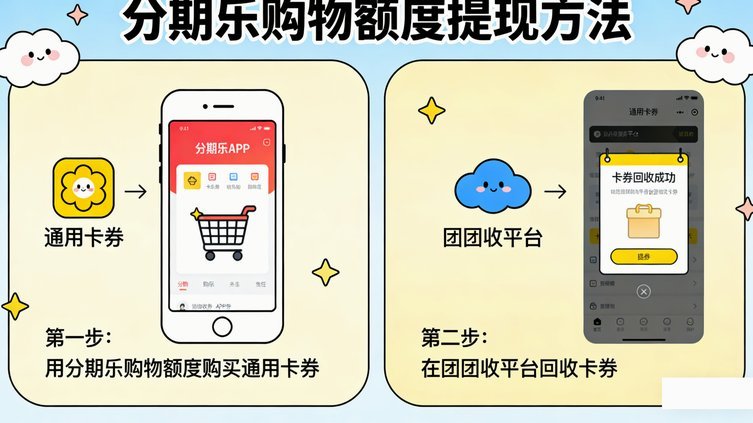分期乐额度提现到银行卡的步骤